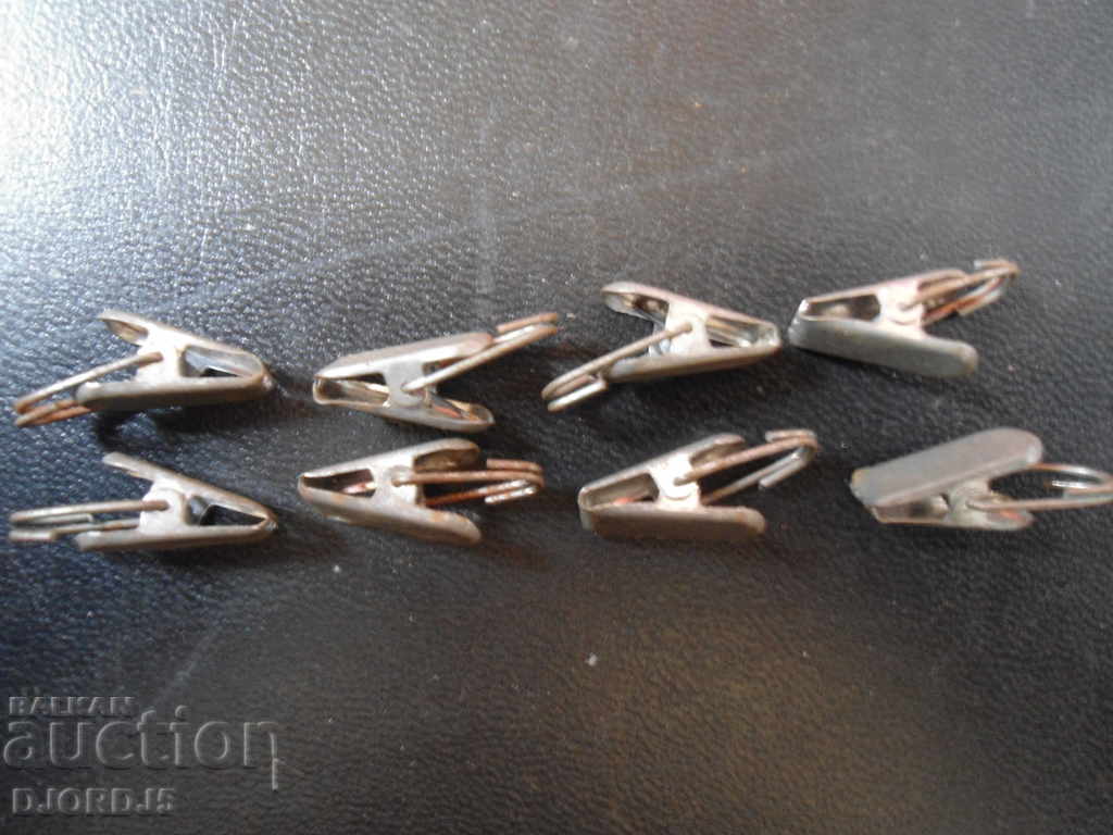 Old metal curtain clips - 7 Old metal curtain clips - 7