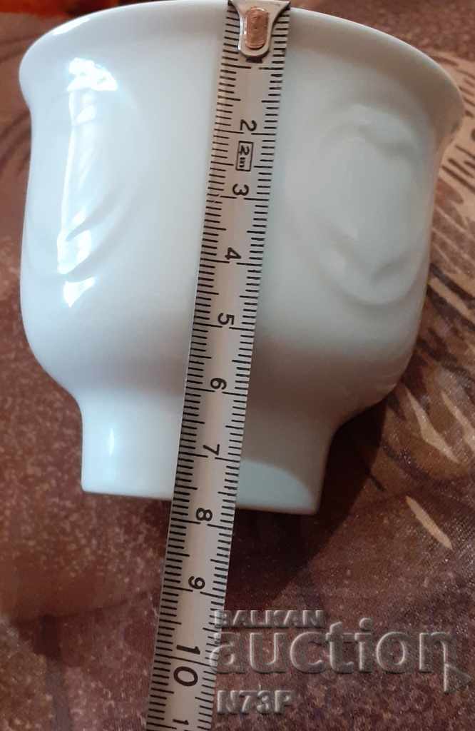 Auction PORCELAIN GLASS. CANDLEHOLDER. RORSTRAND. SWEDEN. Auction PORCELAIN GLASS. CANDLEHOLDER. RORSTRAND. SWEDEN.