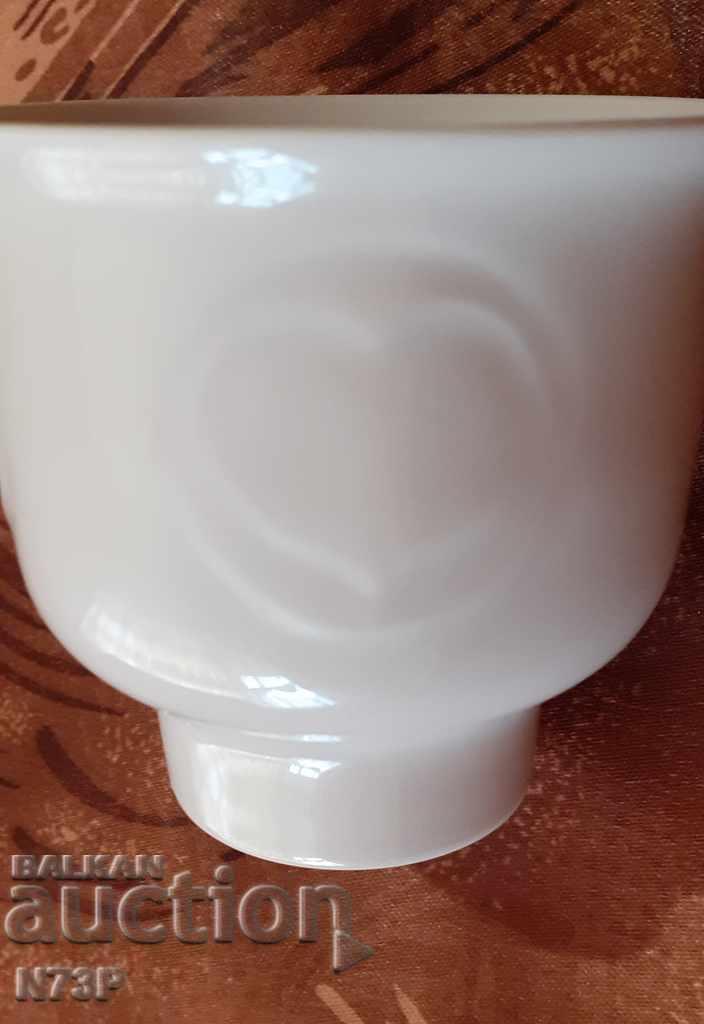 PORCELAIN GLASS. CANDLEHOLDER. RORSTRAND. SWEDEN. - 7 PORCELAIN GLASS. CANDLEHOLDER. RORSTRAND. SWEDEN. - 7