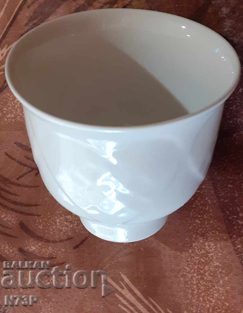 PORCELAIN GLASS. CANDLEHOLDER. RORSTRAND. SWEDEN. - 6 PORCELAIN GLASS. CANDLEHOLDER. RORSTRAND. SWEDEN. - 6