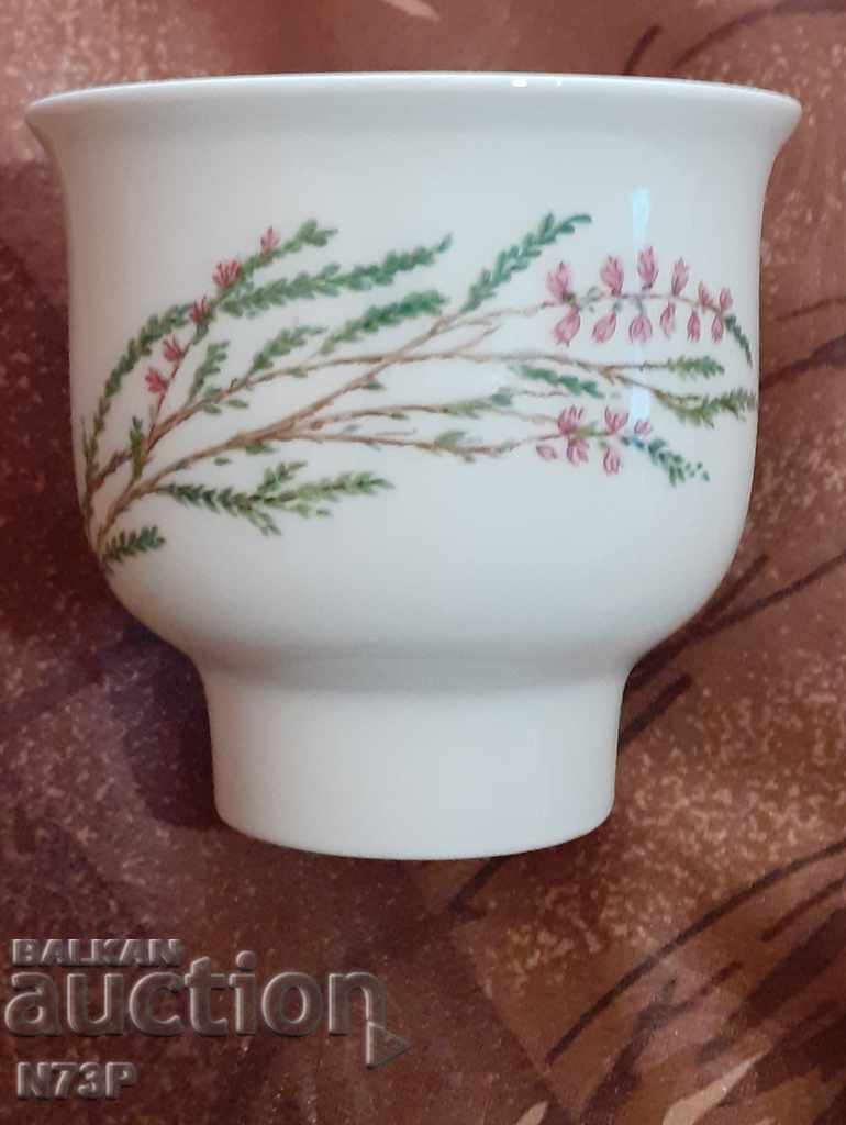 PORCELAIN GLASS. CANDLEHOLDER. RORSTRAND. SWEDEN. with price 4.50 BGN | € 2.30