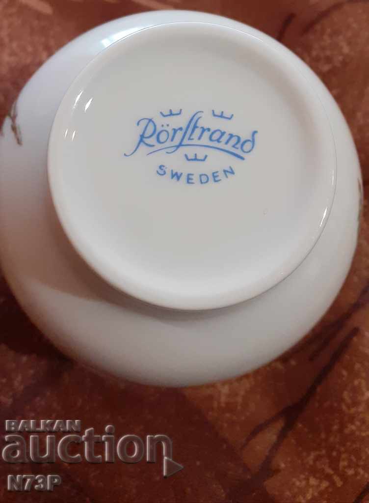 Delivery of PORCELAIN GLASS. CANDLEHOLDER. RORSTRAND. SWEDEN.