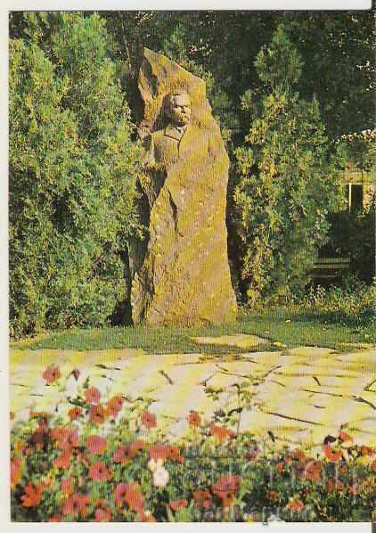 Card Bulgaria Elena The monument of Stoyan Mihajlovski2 *