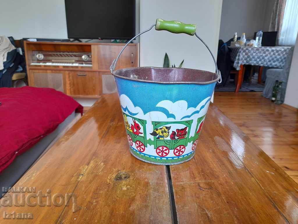 Old children's bucket, bucket