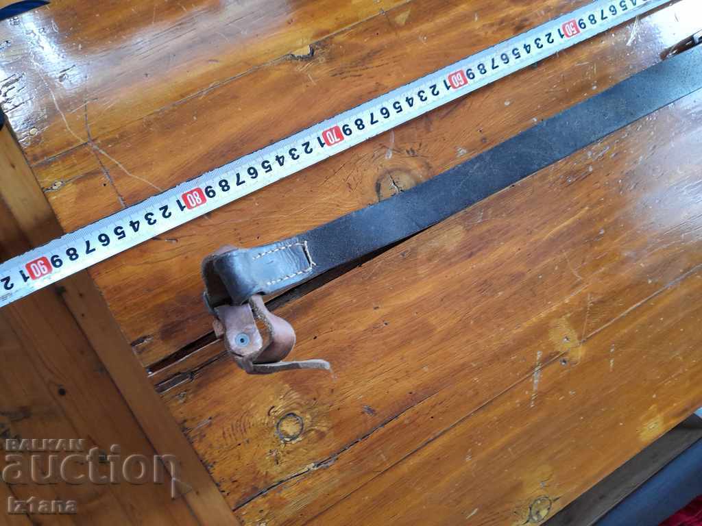 Old leather strap, rifle strap - 5 Old leather strap, rifle strap - 5