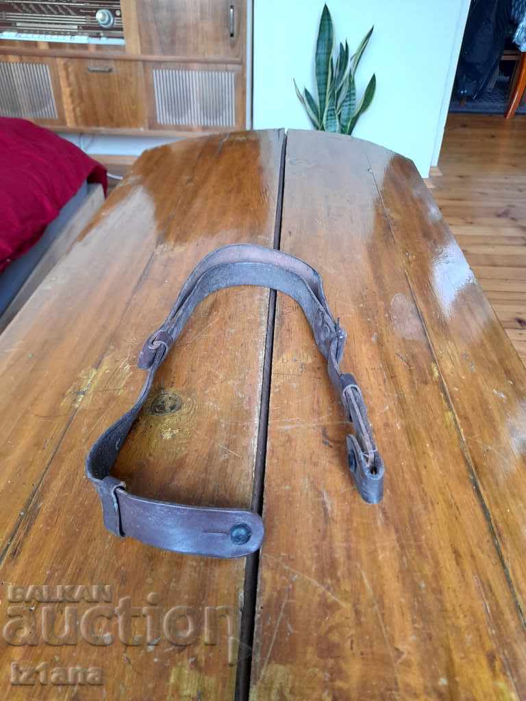 Old leather strap, rifle strap