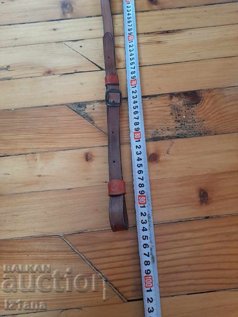 Old leather strap, rifle strap - 5 Old leather strap, rifle strap - 5