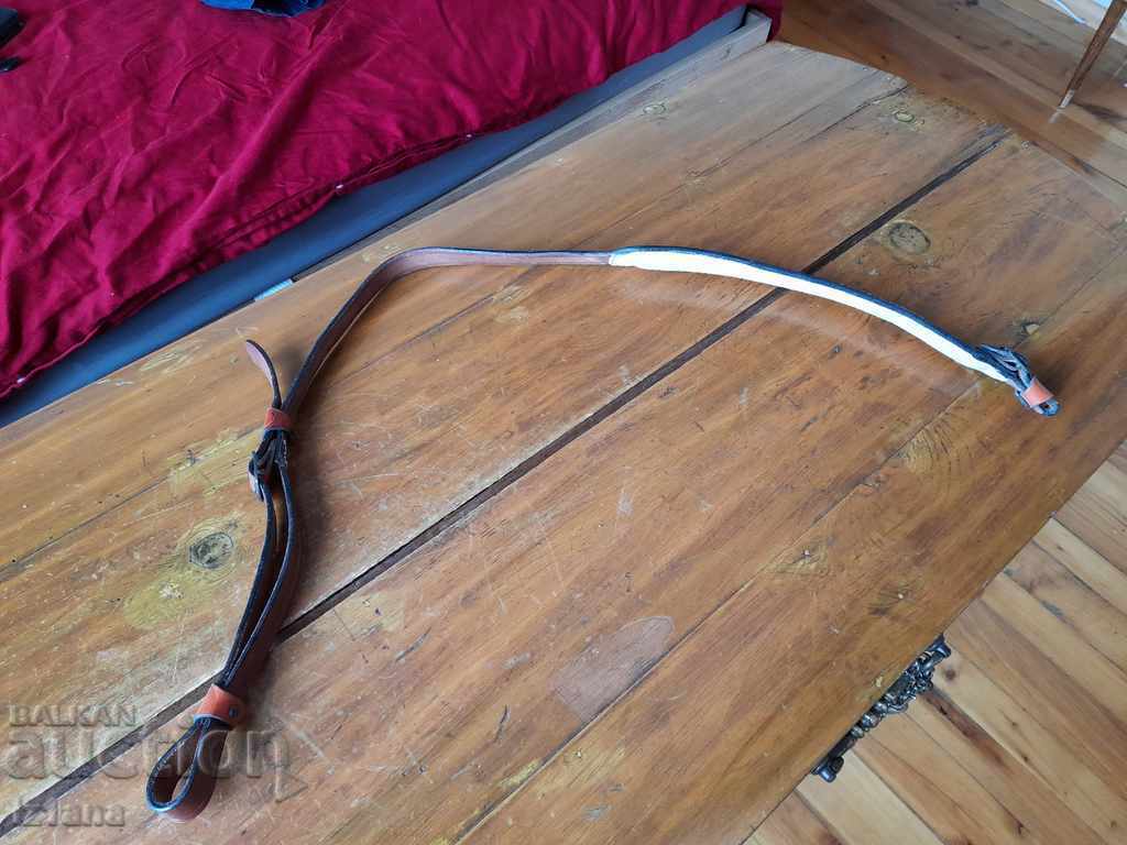 Old leather strap, rifle strap - 6 Old leather strap, rifle strap - 6