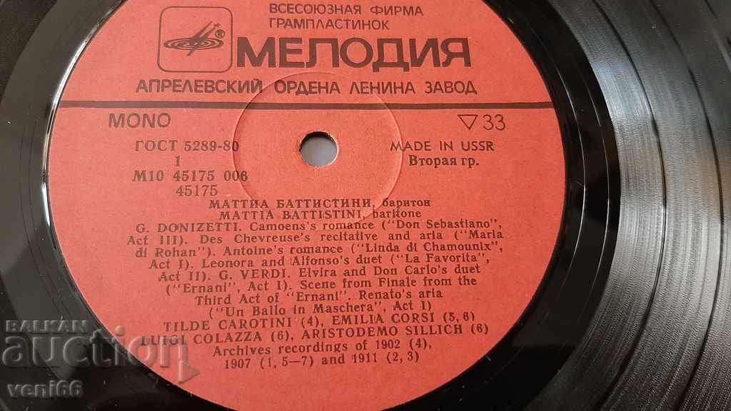 Auction Gramophone record - Matthias Batistini Auction Gramophone record - Matthias Batistini
