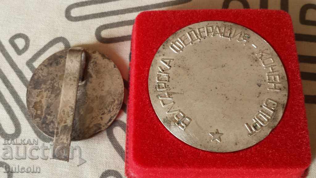 RARE MASSIVE PLAQUE+SIGN BF EQUESTRIAN SPORTS - 5