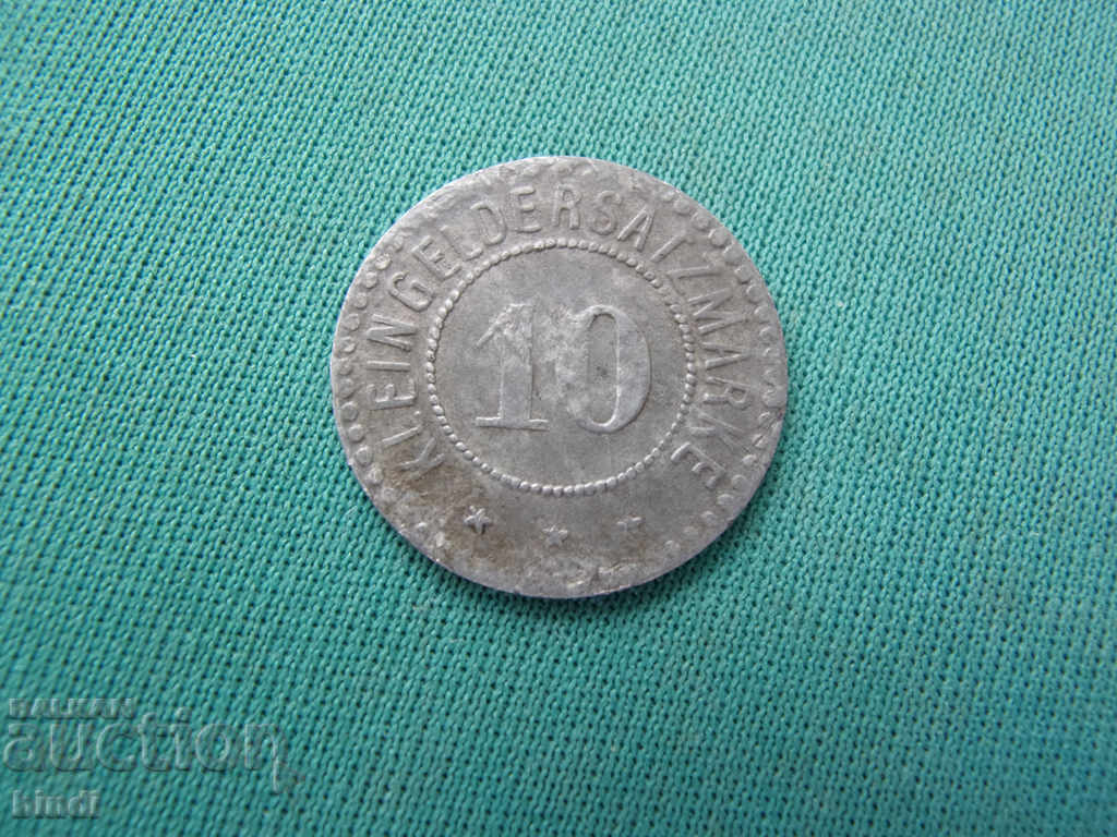 Weimar Giessen Germania 10 Pfennig 1918 Rare cu preț € 2.56 | 5.01 BGN