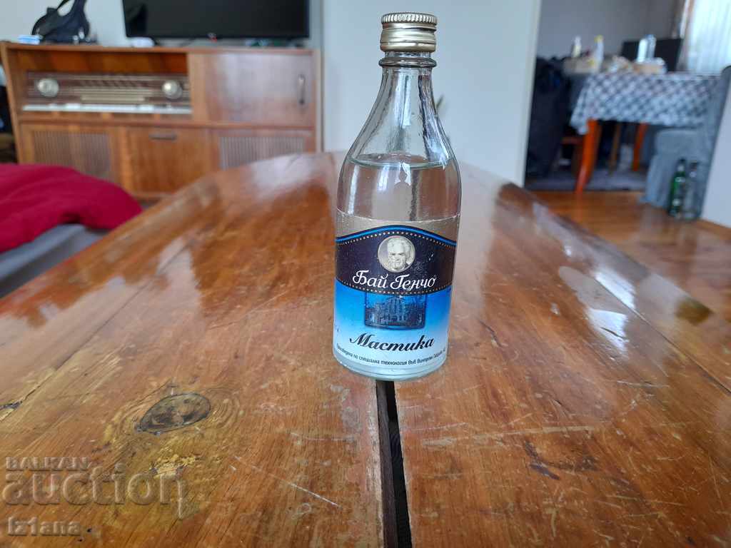 Sticlă veche de 100g Mastică Bai Gencho Sticlă veche de 100g Mastică Bai Gencho