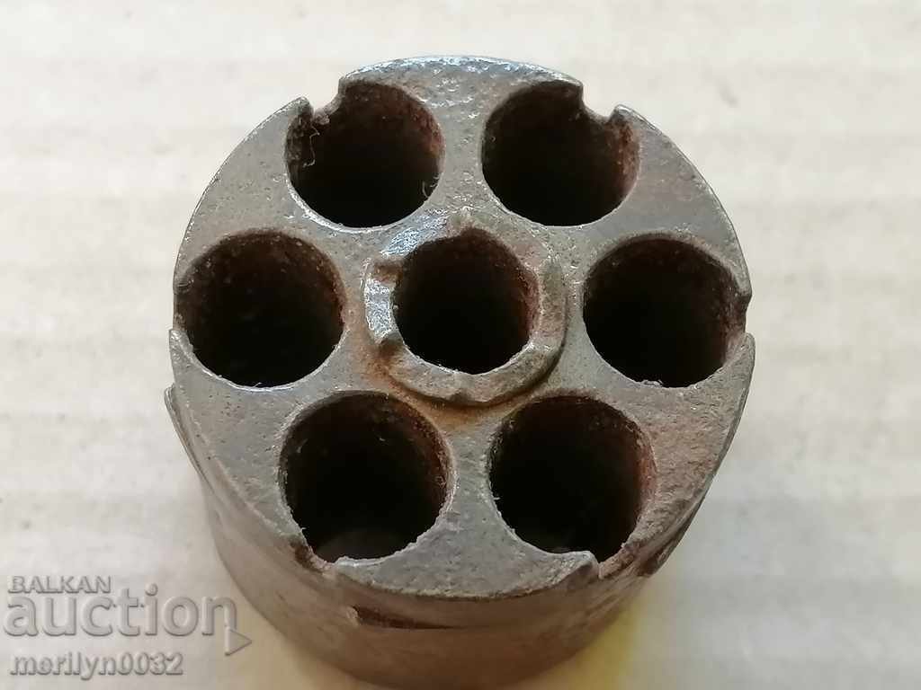 Drum for Lefusche pin revolver 9mm pistol pistol rifle with price 73.00 BGN | € 37.32 Drum for Lefusche pin revolver 9mm pistol pistol rifle with price 73.00 BGN | € 37.32