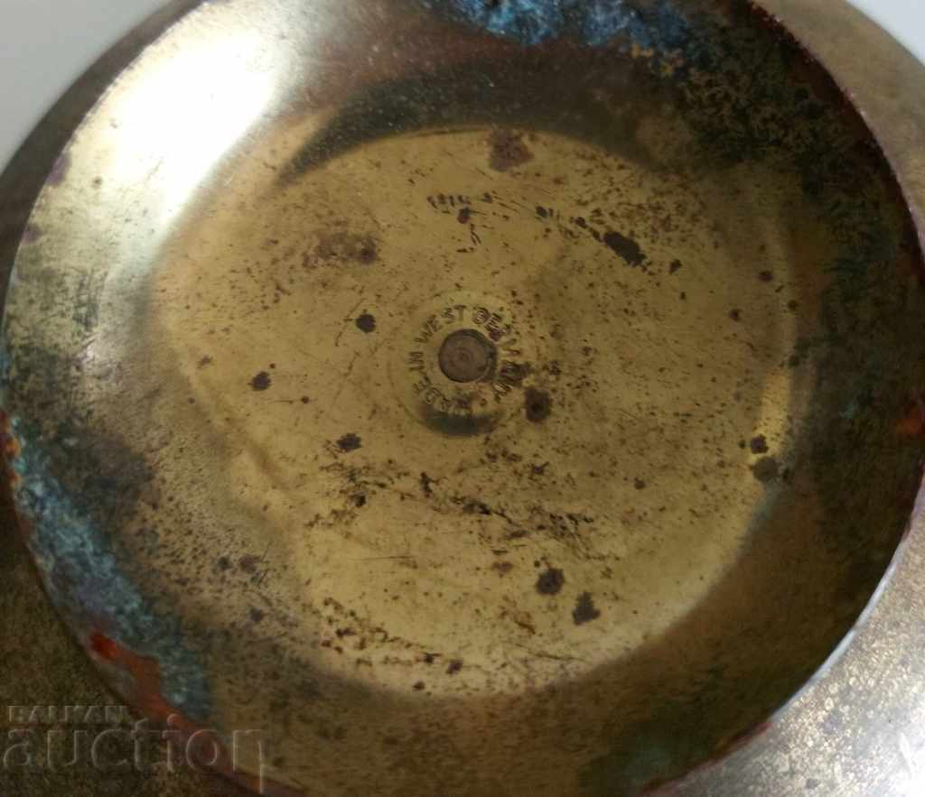 OLD METAL CANDLEHOLDER CANDLES WAX CANDLES GERMANY - 5 OLD METAL CANDLEHOLDER CANDLES WAX CANDLES GERMANY - 5