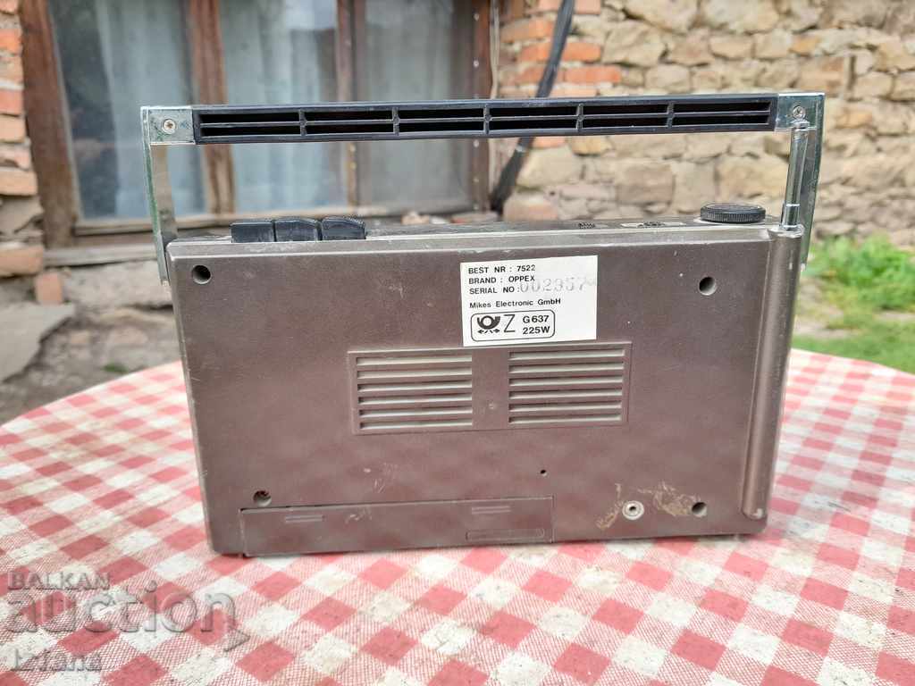 Delivery of Old radio, Oppex radio receiver Delivery of Old radio, Oppex radio receiver