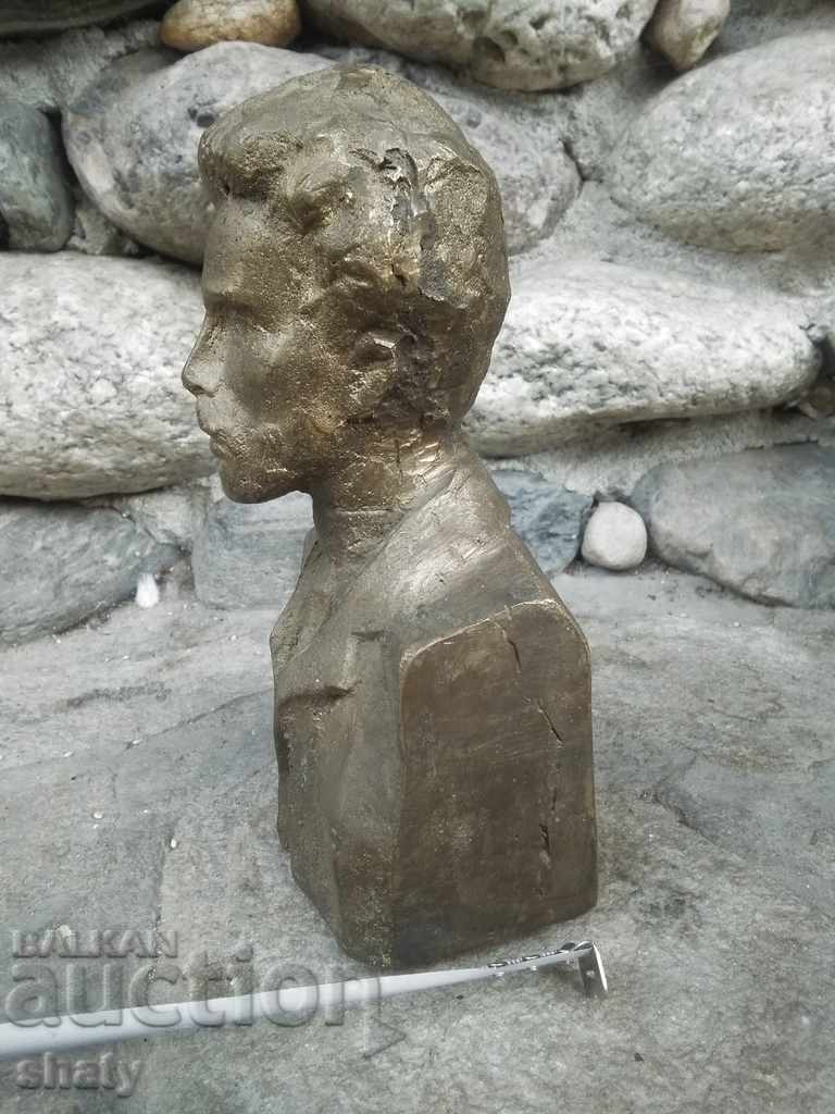 Παλιά χάλκινο γλυπτό. V. Levski; - 6 Παλιά χάλκινο γλυπτό. V. Levski; - 6