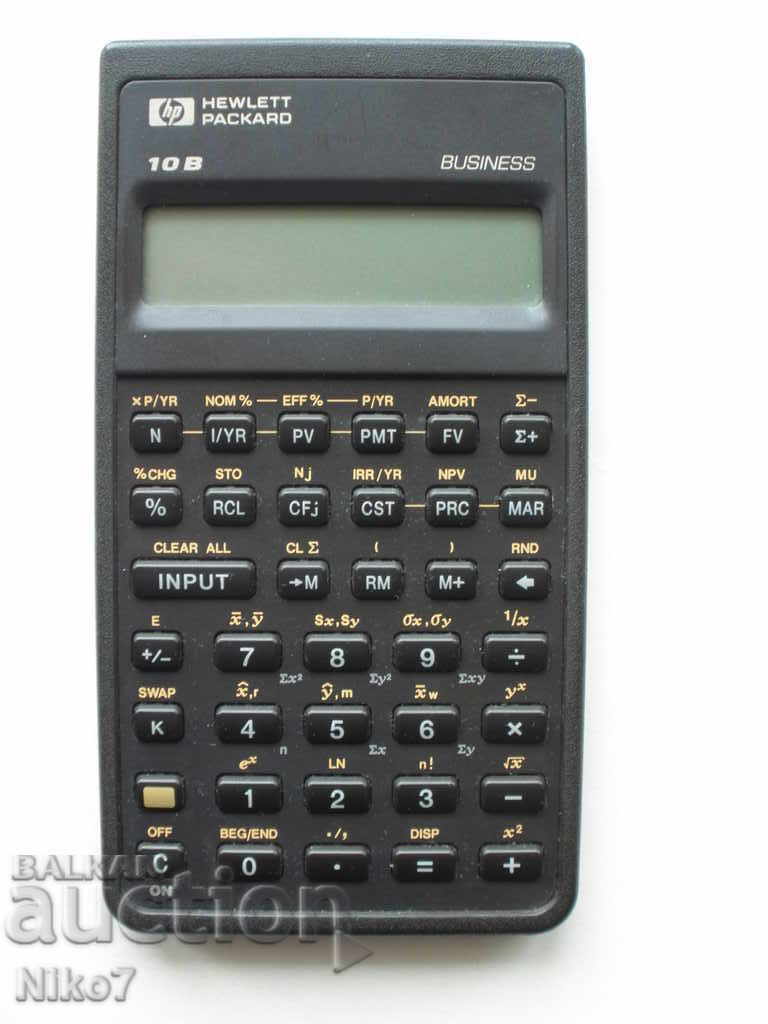 Vintage business calculator - "Hewlett Packard 10B" from 1987. with price 39.00 BGN | € 19.94 Vintage business calculator - "Hewlett Packard 10B" from 1987. with price 39.00 BGN | € 19.94