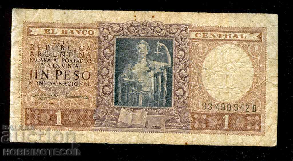 ARGENTINA 1 Peso issue issue 195 *