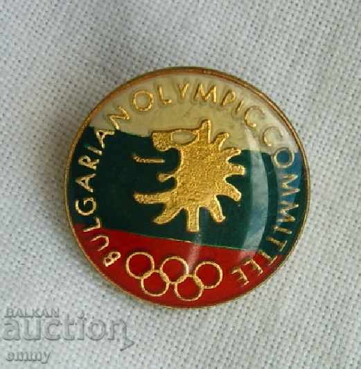 Badge sign BOC Bulgarian Olympic Committee