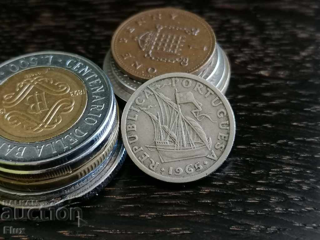Coin - Portugal - 2.50 escudo 1965 with price 2.35 BGN | € 1.20