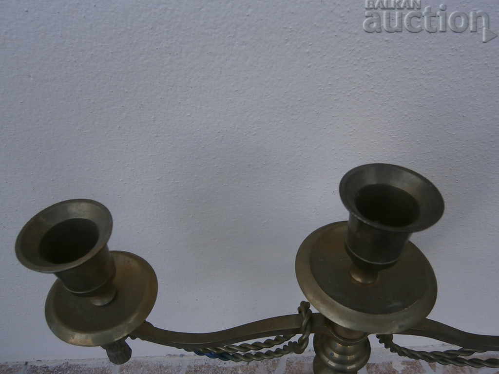 retro vintage bronze candlestick trio - 5 retro vintage bronze candlestick trio - 5