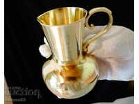 Bronze jug for rakia, small jug for milk