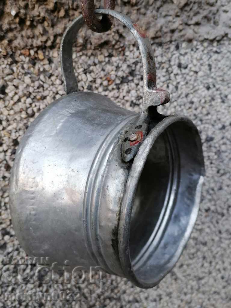 Old tin can, pit, copper, cauldron, cauldron pitcher with price 88.00 BGN | € 44.99 Old tin can, pit, copper, cauldron, cauldron pitcher with price 88.00 BGN | € 44.99