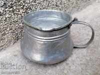 Old tin can, pit, copper, cauldron, cauldron pitcher
