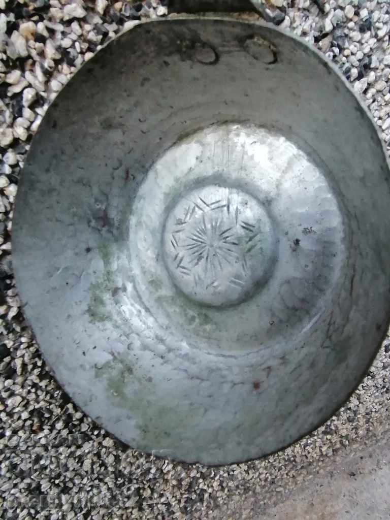 Old copper ladle, pan, copper, copper pot, pit - 5 Old copper ladle, pan, copper, copper pot, pit - 5