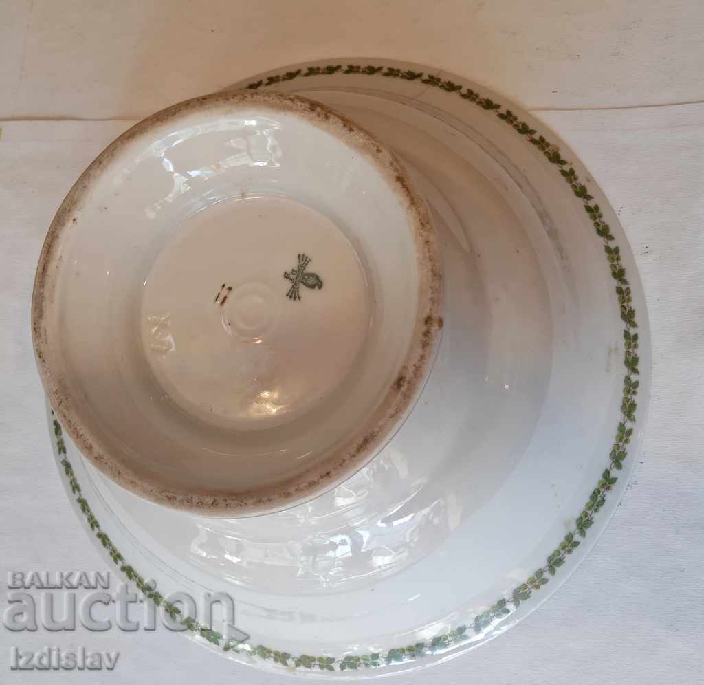 Antique French porcelain hand washing bowl - 7 Antique French porcelain hand washing bowl - 7