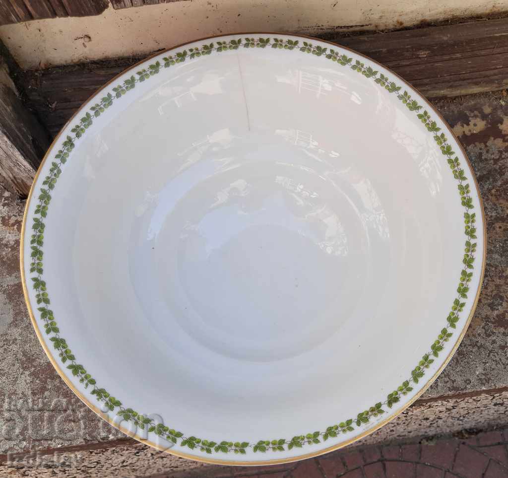 Antique French porcelain hand washing bowl