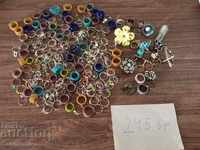 Large lot of rings