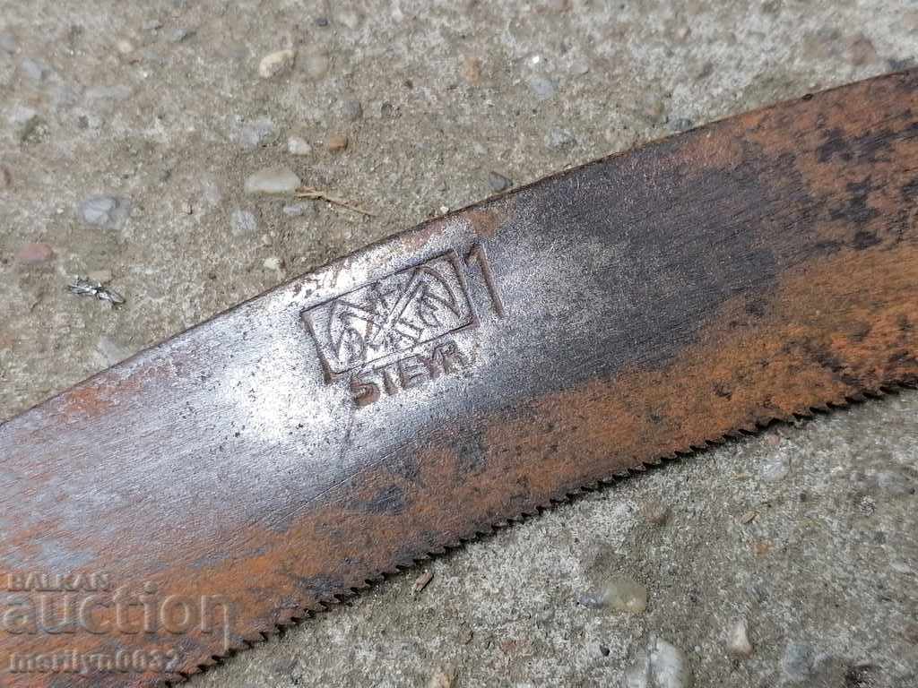 Auction Old sickle STYER kosher, blade, wrought iron Auction Old sickle STYER kosher, blade, wrought iron