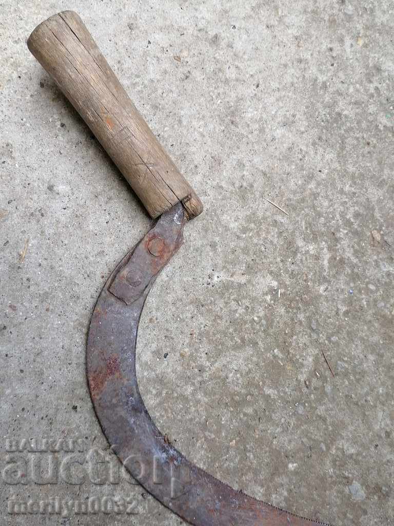 Old sickle STYER kosher, blade, wrought iron - 5 Old sickle STYER kosher, blade, wrought iron - 5