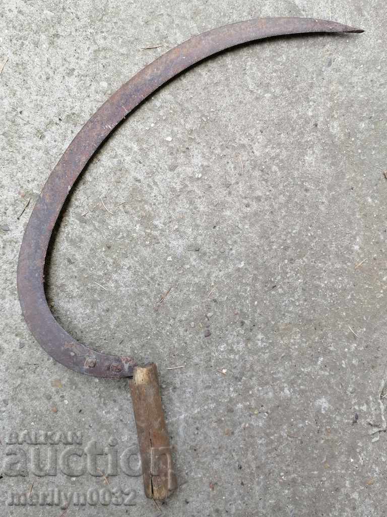 Old sickle STYER kosher, blade, wrought iron - 7 Old sickle STYER kosher, blade, wrought iron - 7