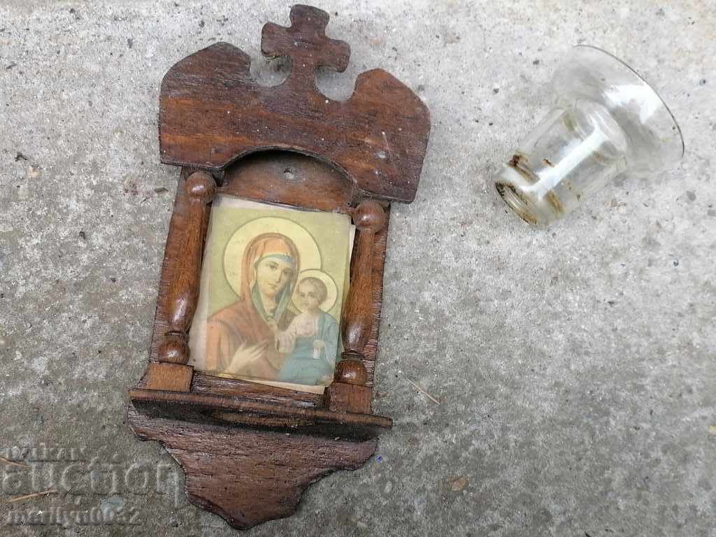 Old homemade lamp with a glass cup - 7 Old homemade lamp with a glass cup - 7