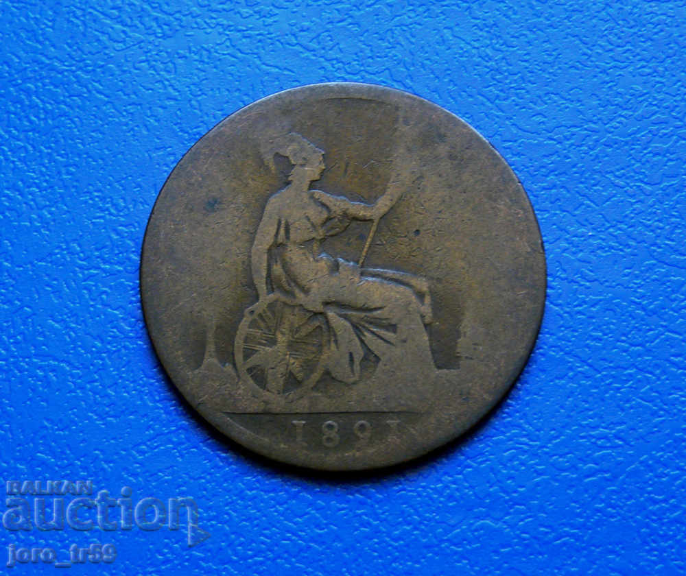 Marea Britanie 1 Penny 1891 - #2