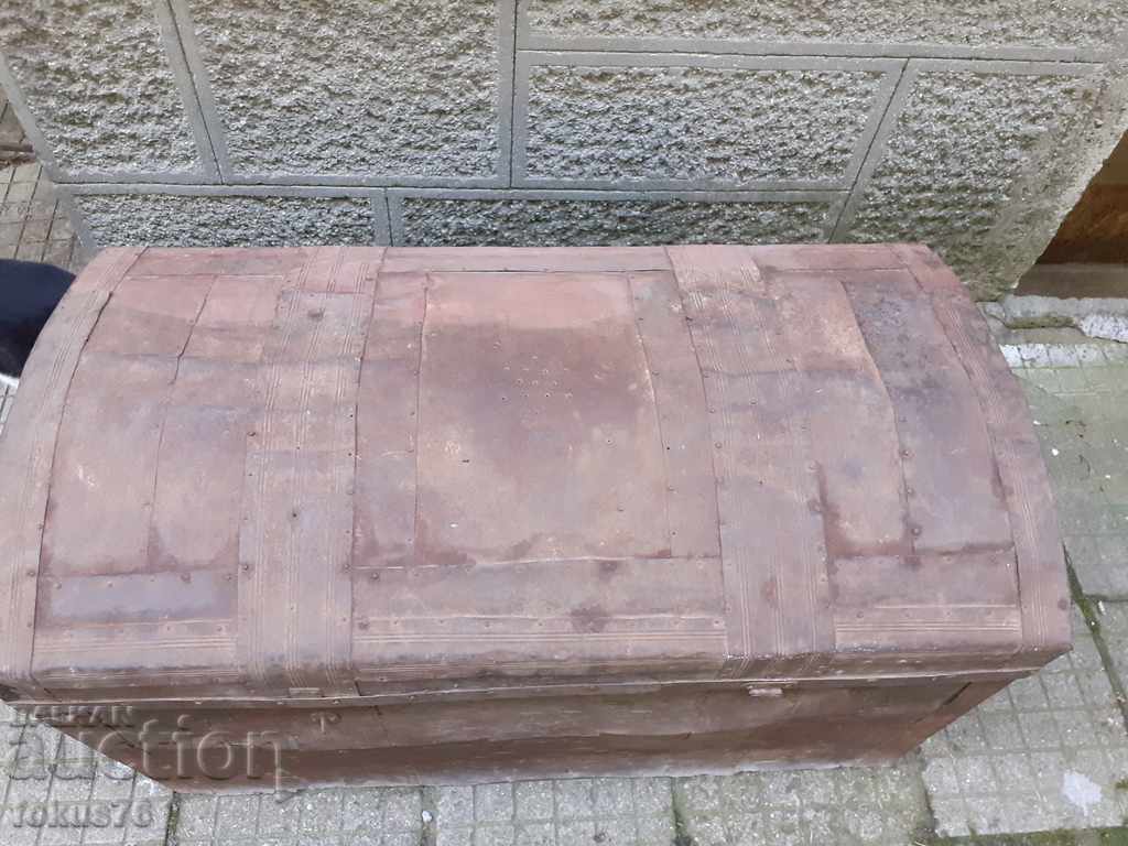 Authentic old Revival chest for chaise with metal fittings with price 200.00 BGN | € 102.26 Authentic old Revival chest for chaise with metal fittings with price 200.00 BGN | € 102.26