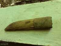 Παλιά ξύλινη θήκη για ένα μαχαίρι ληστή - αυθεντικό