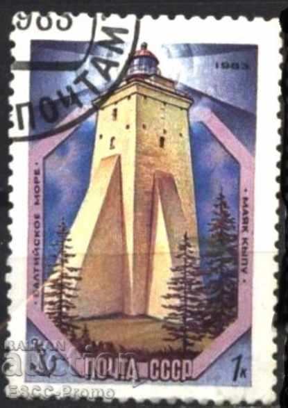 Stamped stamp Sea Lighthouse 1983 from the USSR