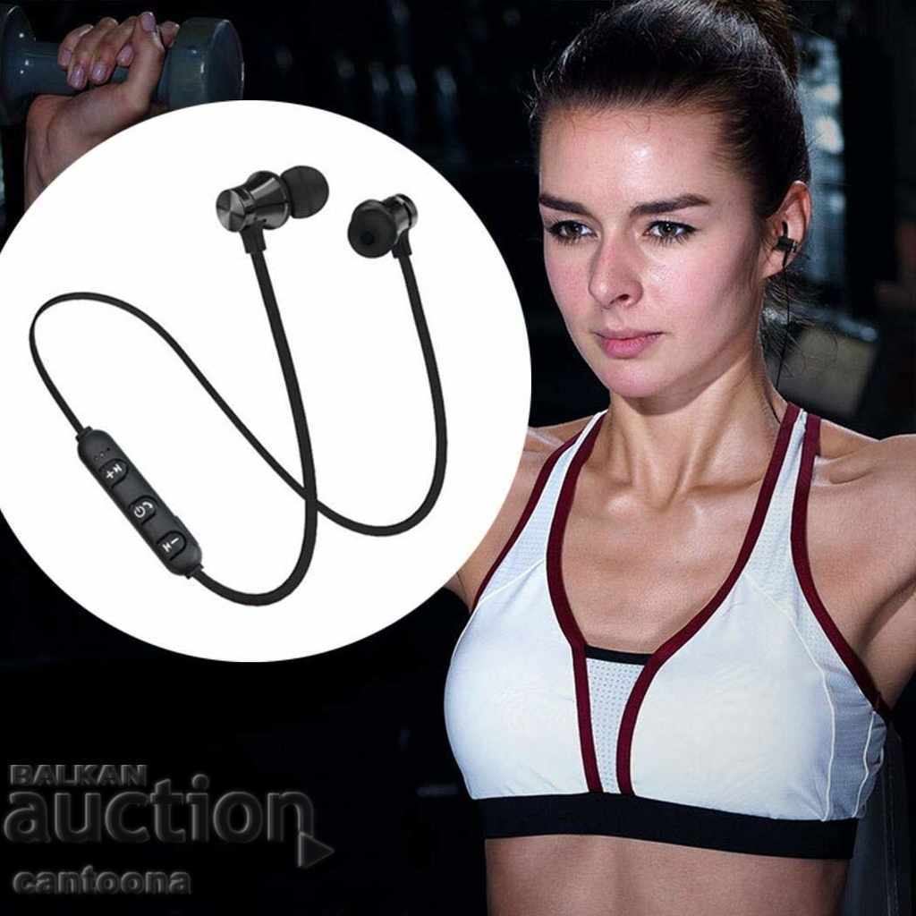 Căști Bluetooth magnetice, mufe Bluetooth fără fir Sport cu preț 9.98 BGN | € 5.10