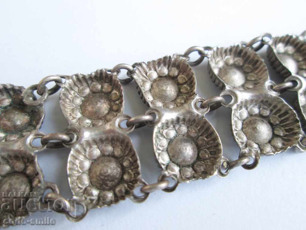 Old antique women's silver bracelet jewelry silver - 5 Old antique women's silver bracelet jewelry silver - 5