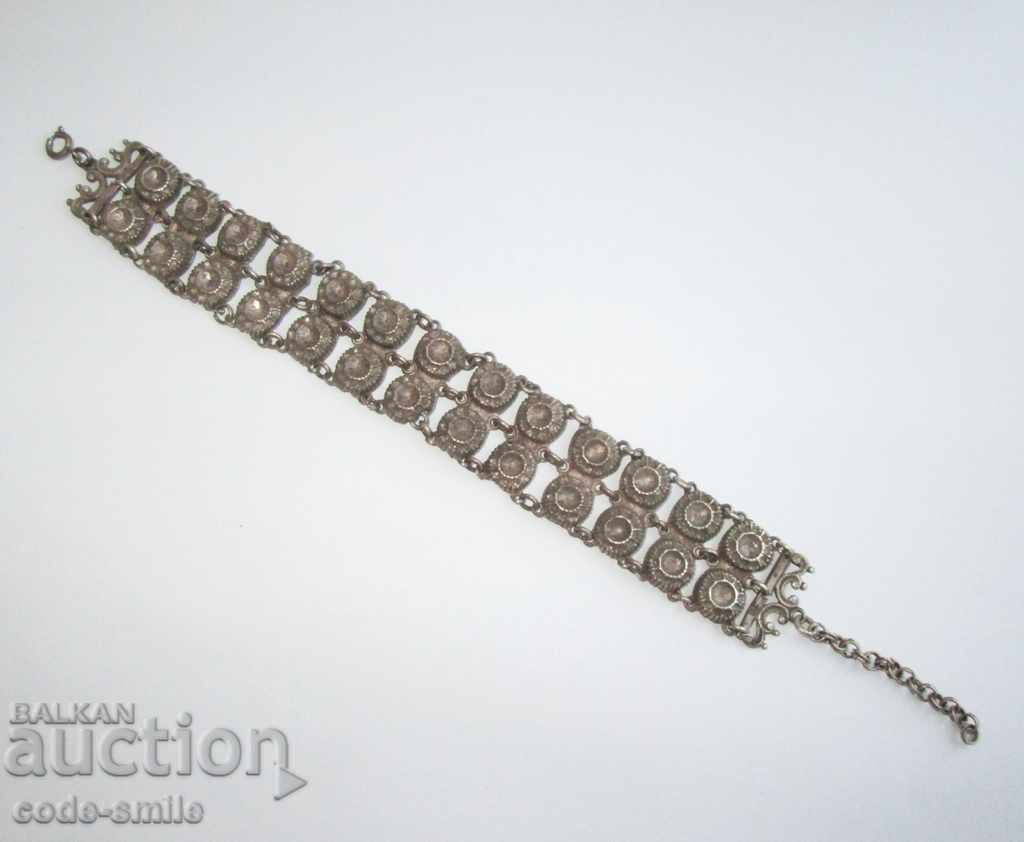 Old antique women's silver bracelet jewelry silver