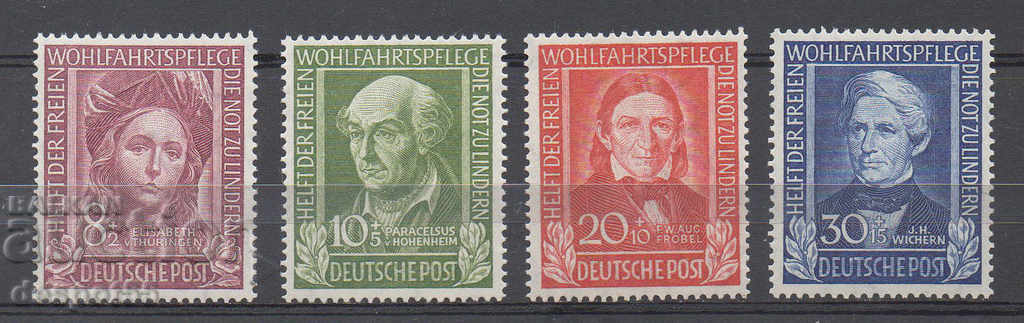 1949. ГФР. Благотворителни марки.