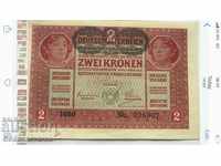 Austria 2 Krone 1919 Pick 50 Ref 6907