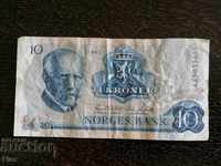 Bancnotă - Norvegia - 10 coroane 1981