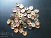 Old buttons, 46 pieces