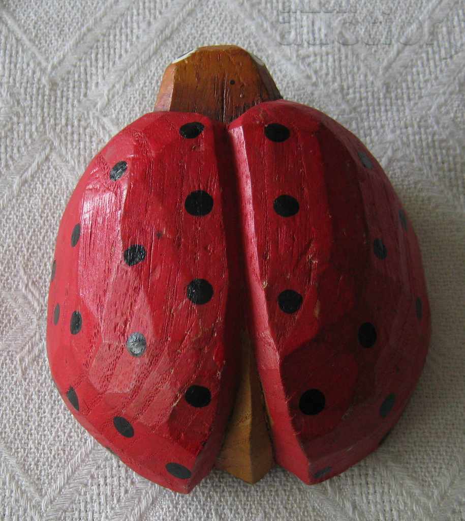 Auction LADYBOOK TOY WOOD GERMANY Auction LADYBOOK TOY WOOD GERMANY
