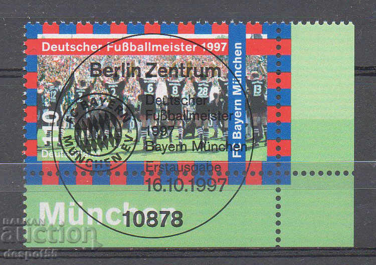 1997. GFR. Bayern München - campion al Germaniei. Prima ediție