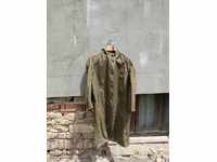 Old military raincoat